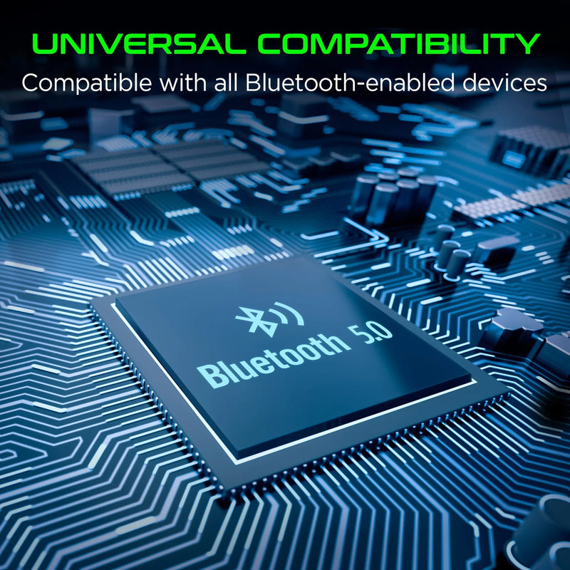 HyperGear - Hypergear Gaming Earbuds Bluetooth Cobrastrike Passive Noise Cancelling 25Hr Playtime Built In Mic Touch Sensor Controls Charging Case - Black Electronics