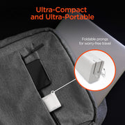 HyperGear - Hypergear Wall Charger 45W Gan 3 Port 2X Usb - C Pd (45W) 1X Usb - A Fast Charge - White Electronics