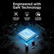 HyperGear - Hypergear Wall Charger 45W Gan 3 Port 2X Usb - C Pd (45W) 1X Usb - A Fast Charge - White Electronics