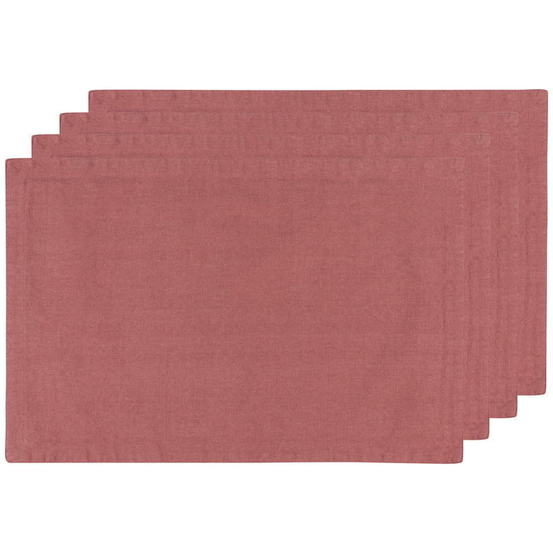 Danica - Canyon Rose Stonewash Placemats Set of 4