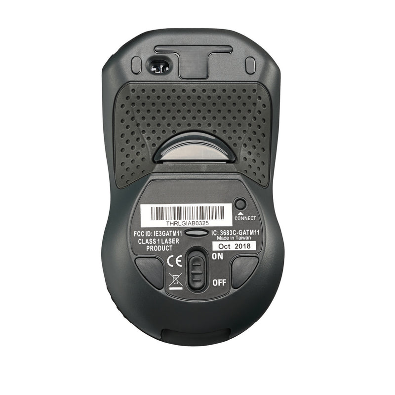 Adesso - Air Mouse Wireless iMouse P10 USB 2.4Ghz Dongle with MotionTools 3 Software for Presentations Mouse/Wireless Presenter PC/Mac - Black & Silver