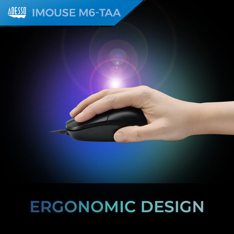Adesso - Desktop full size mouse (TAA Compliant)