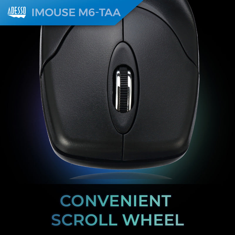 Adesso - Desktop full size mouse (TAA Compliant)
