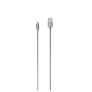 iStore - Charge & Sync Lightning to USB-A 4ft MFI Braided Cable - Space Grey (ACC994CAI) - Limolin 