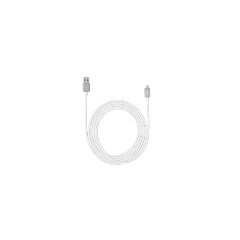 iStore - Charge & Sync Lightning to USB-A 67ft MFI Cable - White (ACC96905CAI) - Limolin 