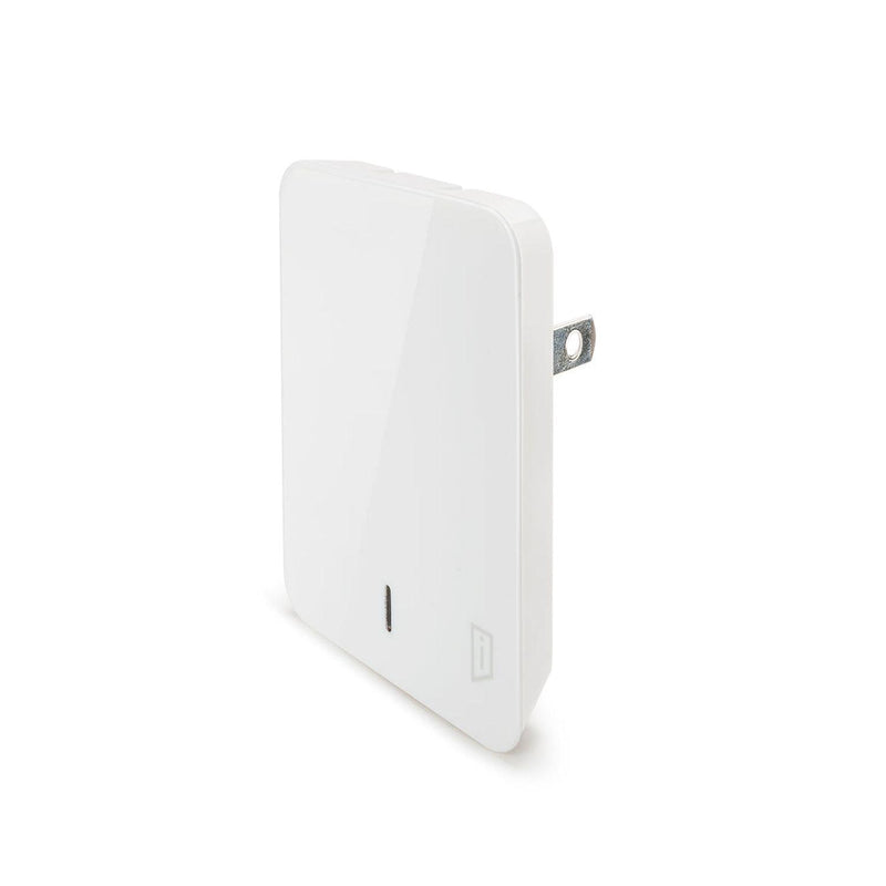 iStore - Wall Charger 2 Port USB-A Slim Vertical 24A/12W Each Port - White - Limolin 