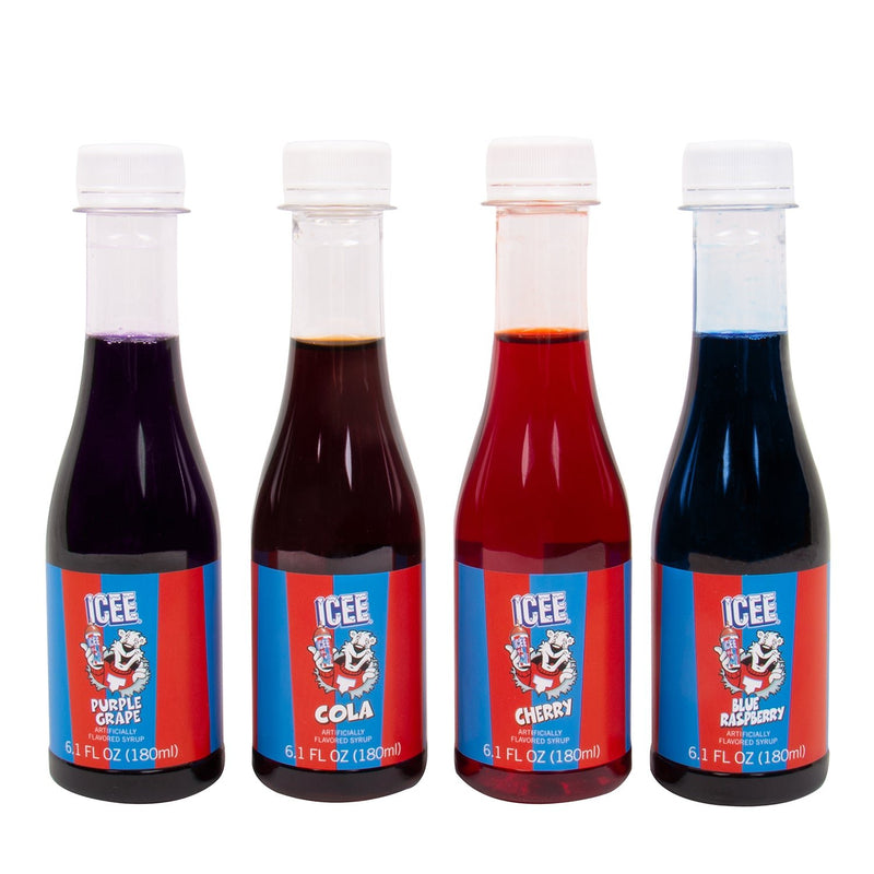 ICEE - 4 Pack Syrups - 4 x 6 fl.oz Food, Beverages & Tobacco