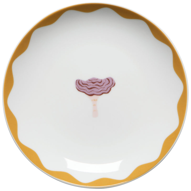 Danica Jubilee - Mushroom Gems - Appetizer Plates (Set of 4) - plate detail