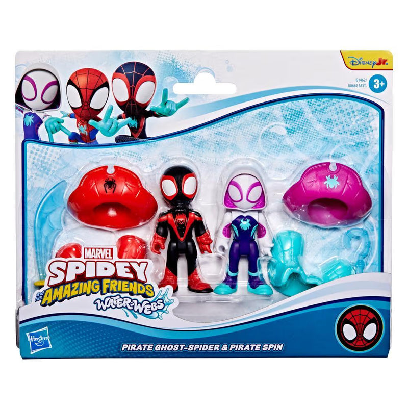 Hasbro - SPIDEY and FRIENDS - WATERWEBS 2pk ASST