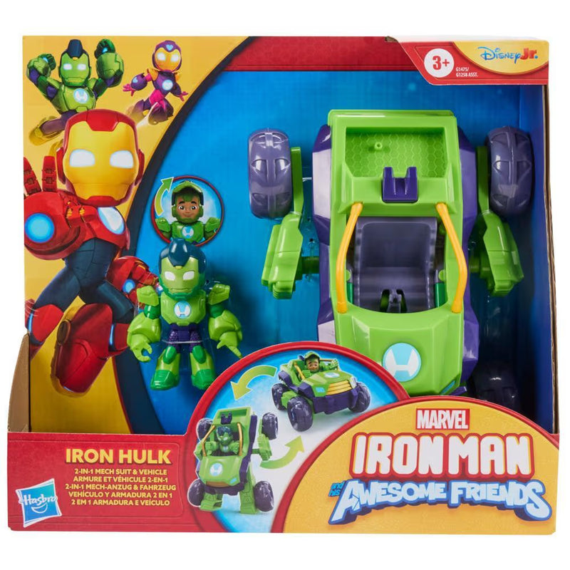 Hasbro - MARVEL - IRONMAN & FRIENDS - 2in1 MECH AST