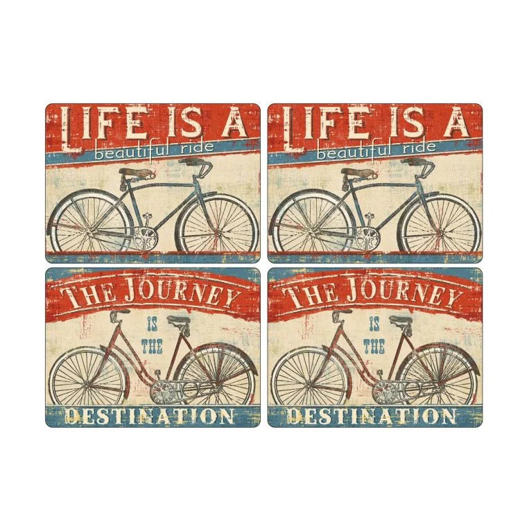 Pimpernel - Beautiful Ride Mats 16x12" (Set of 4)