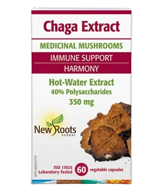 New Roots Herbal - Chaga 60 Capsules