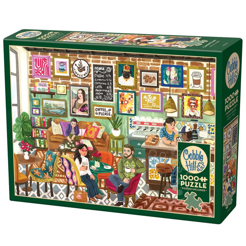 Cobble Hill - 1000 Piece Jigsaw Puzzle - Coffee Please