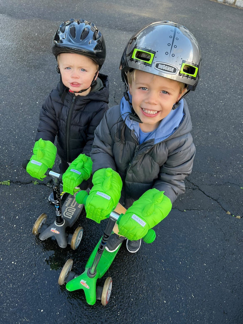 7AM - Kids Scooter Warmmuffs - Dino