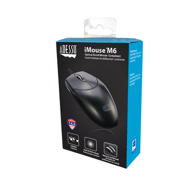 Adesso - Desktop full size mouse (TAA Compliant)