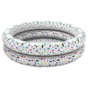 Incredible - Confetti 2 Ring Inflatable Pool Toys & Games