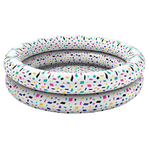Incredible - Confetti 2 Ring Inflatable Pool Toys & Games