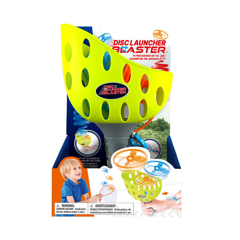 Incredible - DISC LAUNCHER BLASTER W - NET AND 12 DISCS Toys & Games