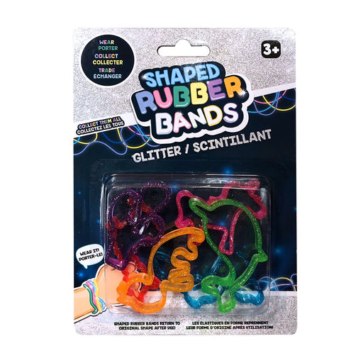 Incredible - Trending Glitter S2 Shaped Rubber Bands Toys & Games