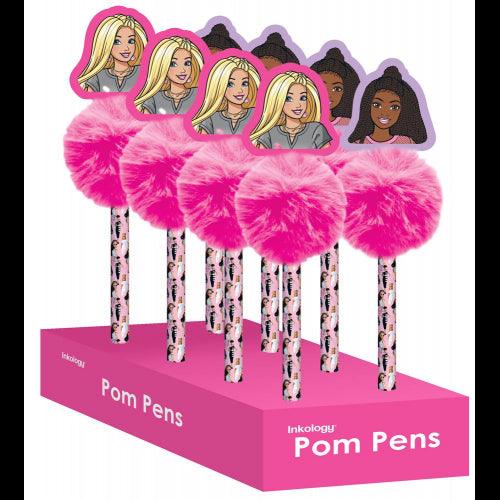 Inkology - Barbie - Pom Pom Pens Office Supplies