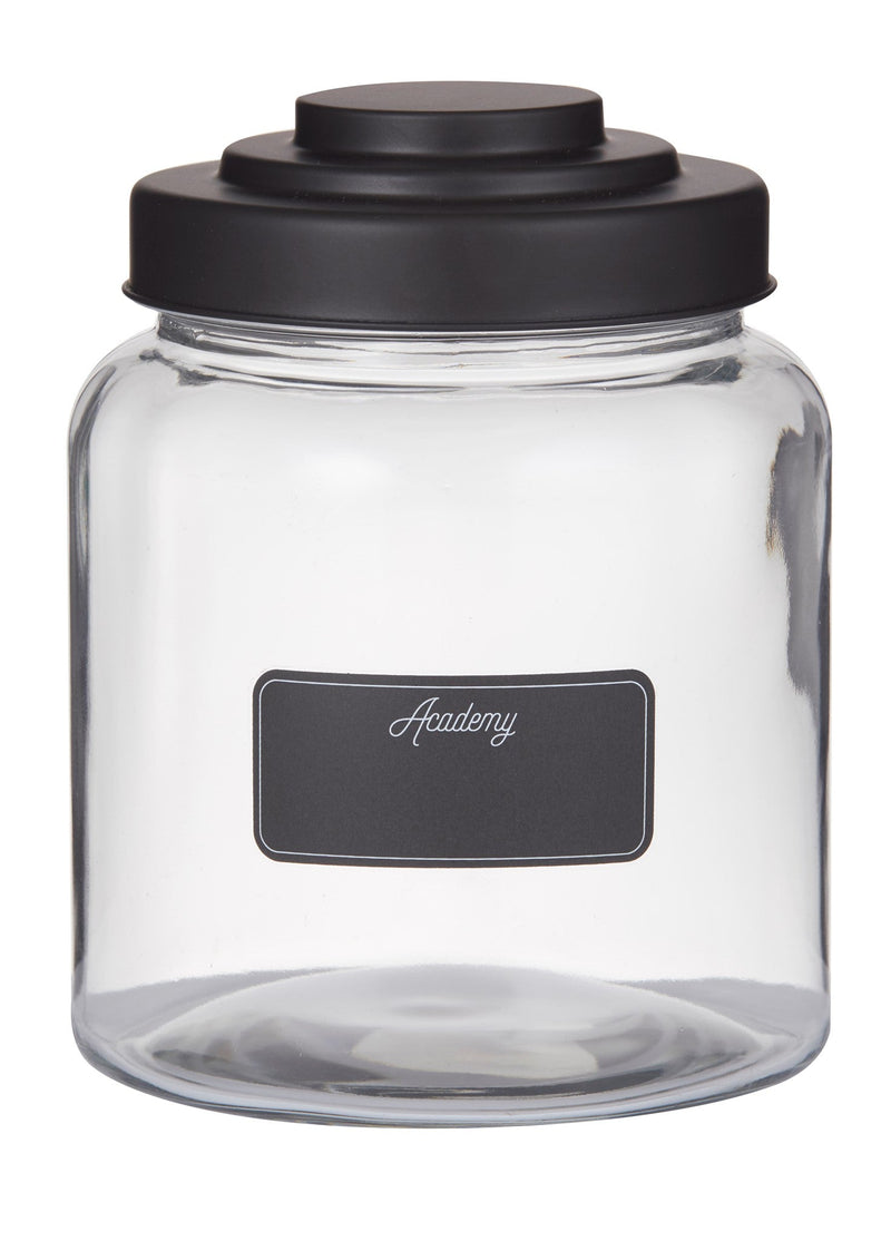 IsAlbi - Academy Glass Display Jar w/Blackboard Label Home & Kitchen