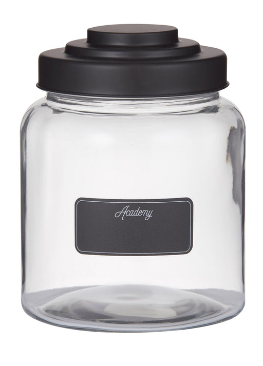 IsAlbi - Academy Glass Display Jar w/Blackboard Label Home & Kitchen