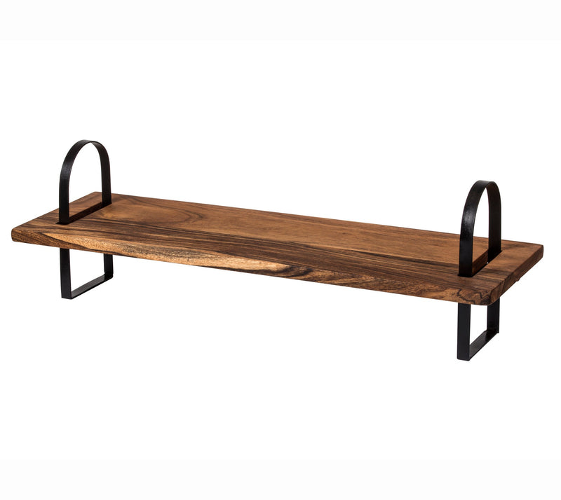 IsAlbi - Fine Foods Collapsible Rectangular Board w/Iron Legs Home & Kitchen