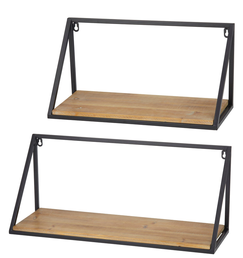 IsAlbi - Hemingway Shelves Set/2 Home & Kitchen