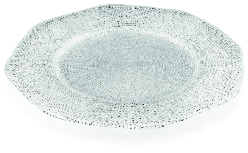 IVV - Diamante' - Sottopiatto in vetro trasparente I Charger in clear glass