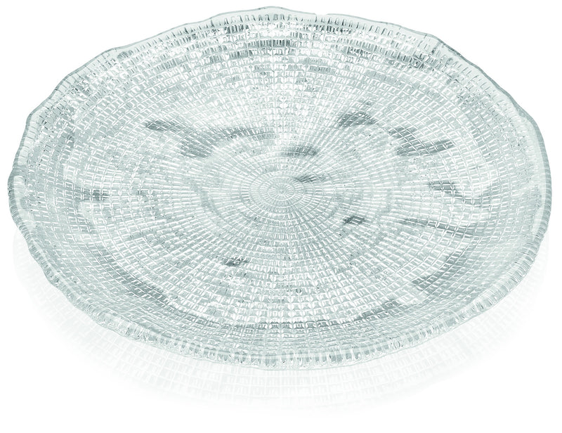 IVV - Diamante' - Plate in clear glass