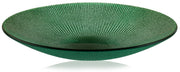 IVV - Noel - Glass centerpiece pine green glitter decoration