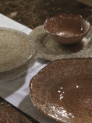 IVV - Diamante' - Platter in clear glass - image 2