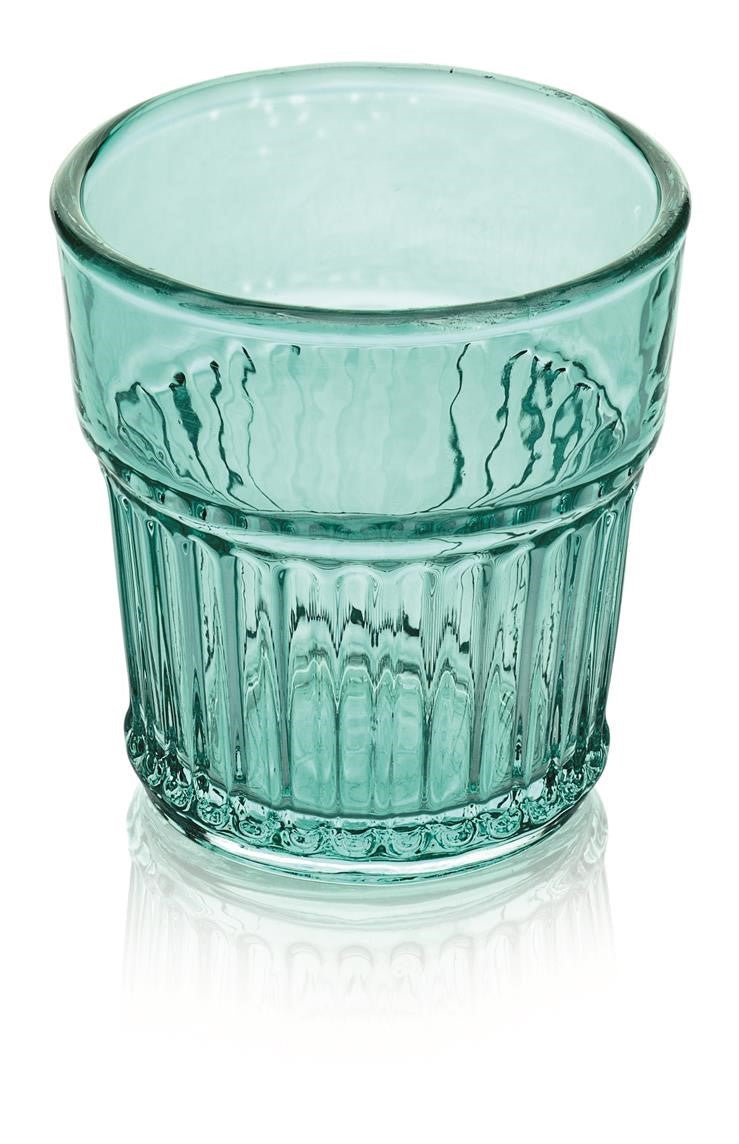 IVV - INDUSTRIAL CHIC SET 6 LIQUEUR GLASS TURQUOISE 80ML Home & Kitchen