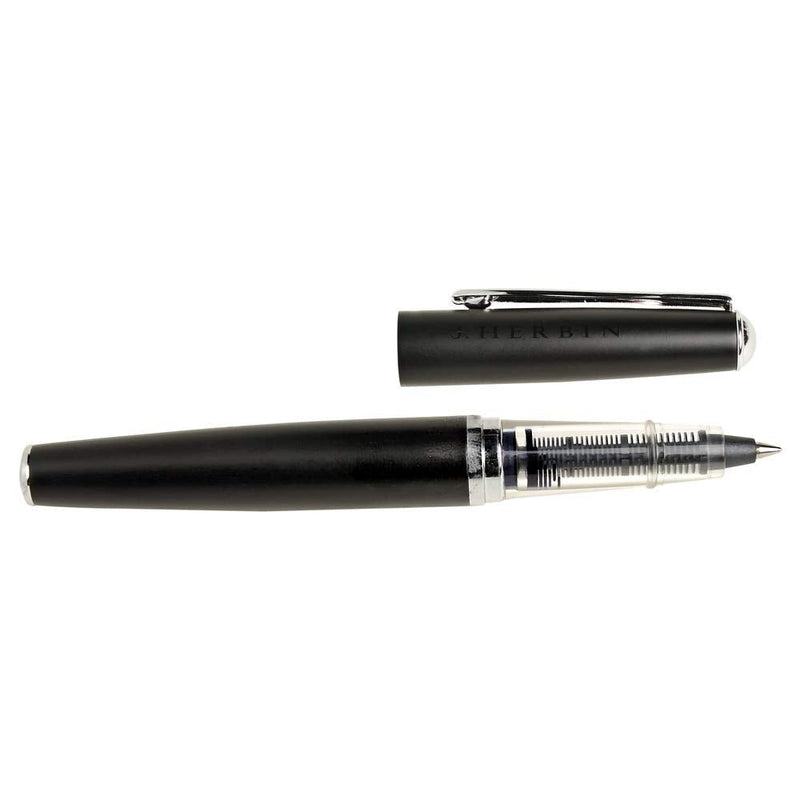 Jacques Herbin - Black Metal Rollerball Pen Office Supplies