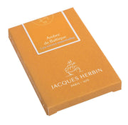 Jacques Herbin - Box Of 7 Maxi Fountain Pen Ink Cartridges, Standard Size Office Supplies Baltic Amber