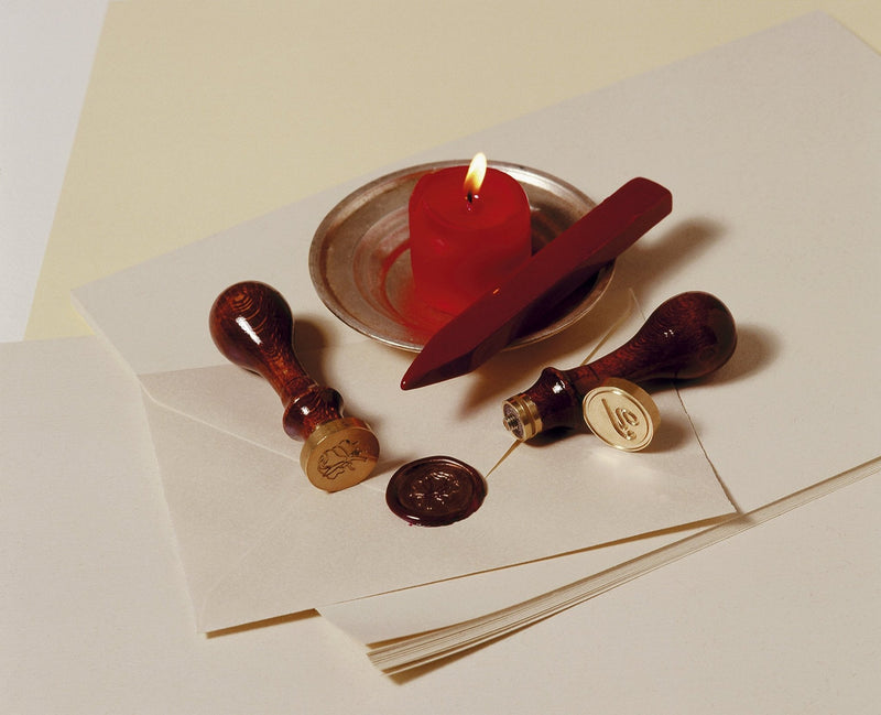 Jacques Herbin - Brass Seal for Wax | Script Old Style Arts & Crafts A