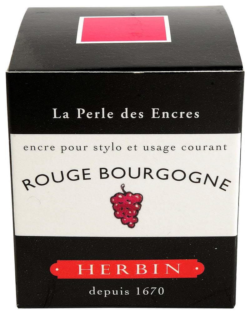 Jacques Herbin - Fountain Pen Ink - 30ml Bottled Office Supplies Amaranth Red