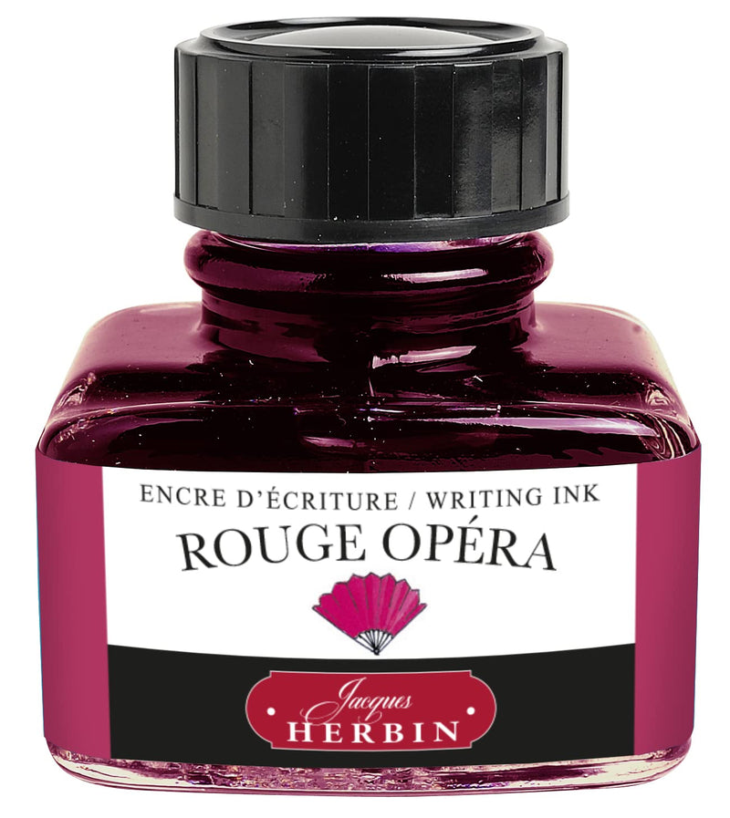 Jacques Herbin - Fountain Pen Ink - 30ml Bottled Office Supplies Amaranth Red