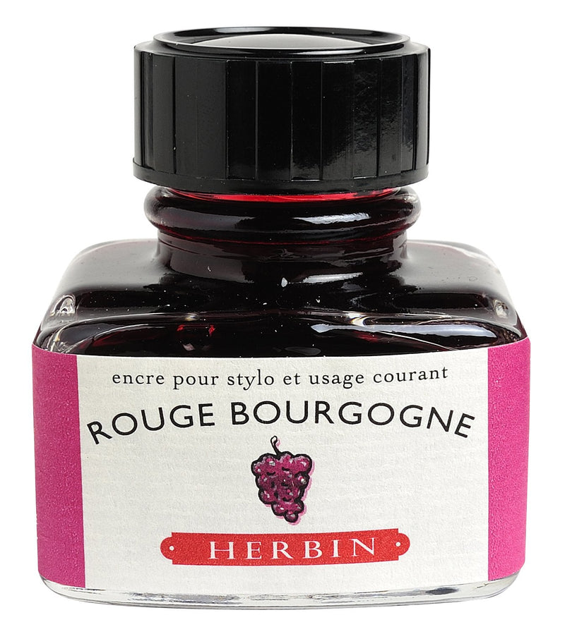 Jacques Herbin - Fountain Pen Ink - 30ml Bottled Office Supplies Amaranth Red