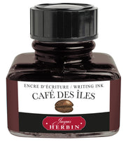 Jacques Herbin - Fountain Pen Ink - 30ml Bottled Office Supplies Coffee