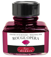 Jacques Herbin - Fountain Pen Ink - 30ml Bottled Office Supplies Opera Red