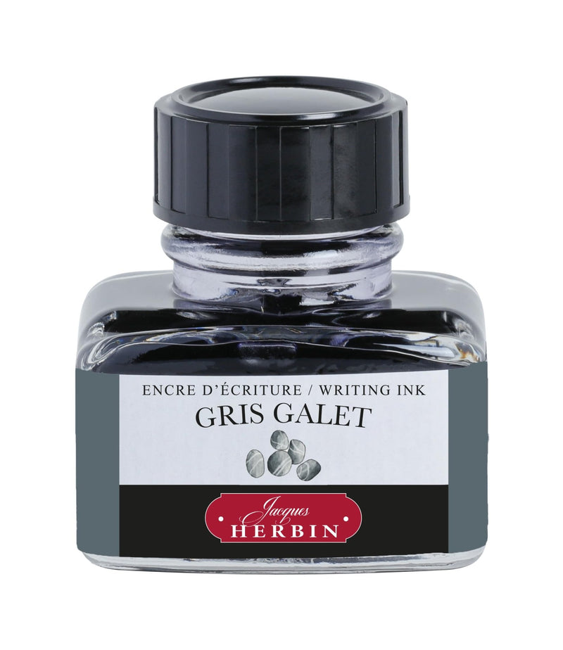 Jacques Herbin - Fountain Pen Ink - 30ml Bottled Office Supplies Pebble Gray
