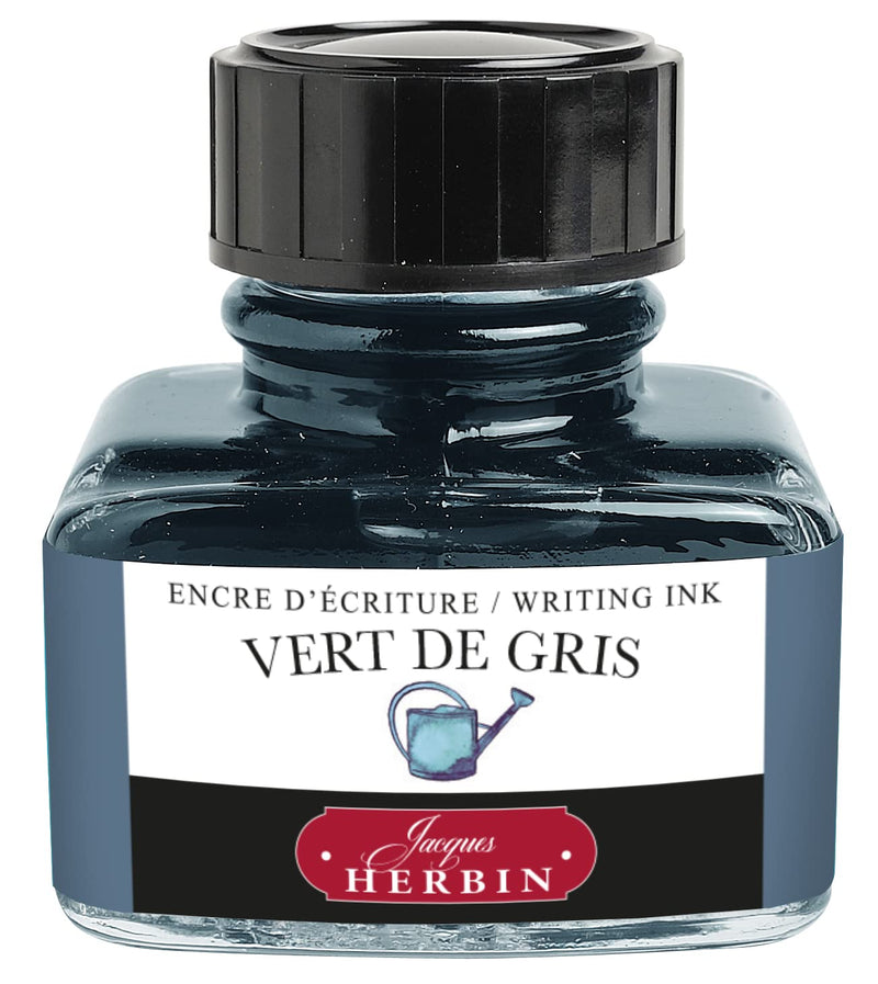 Jacques Herbin - Fountain Pen Ink - 30ml Bottled Office Supplies Ver de gris