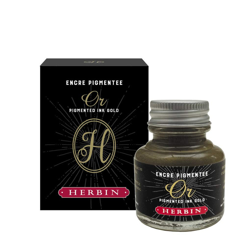 Jacques Herbin - Gold pigment ink 30 ml Arts & Crafts