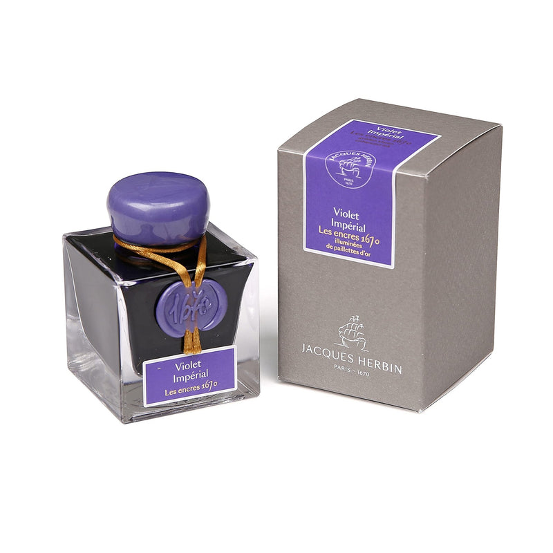 Jacques Herbin - Ink - 1670 Fountain Pen Ink Collection for Writing & Calligraphy Office Supplies Black