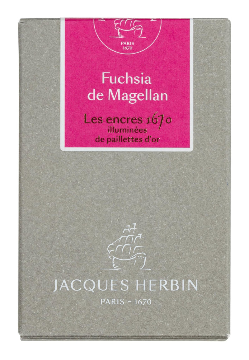 Jacques Herbin - Ink - 1670 Fountain Pen Ink Collection for Writing & Calligraphy Office Supplies Black