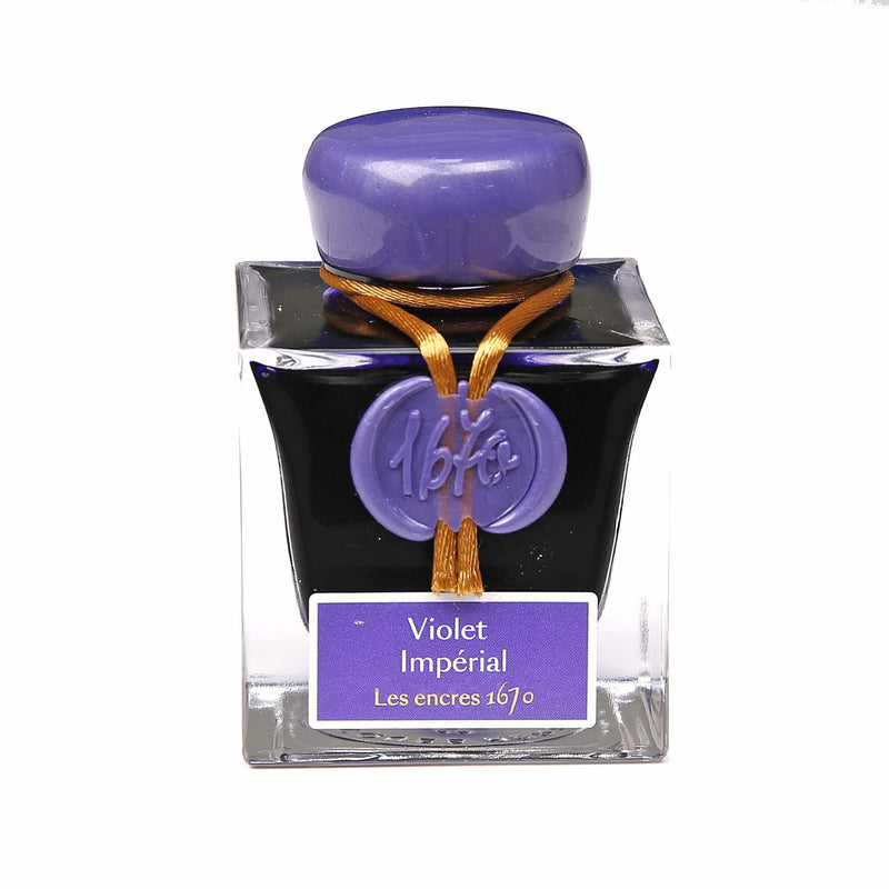 Jacques Herbin - Ink - 1670 Fountain Pen Ink Collection for Writing & Calligraphy Office Supplies Imperial Violet