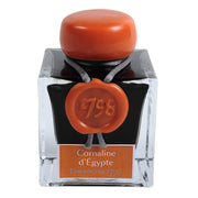 Jacques Herbin - Ink - 1798 Premium Fountain Pen Ink Collection Bottles and Refills Office Supplies Carnelian
