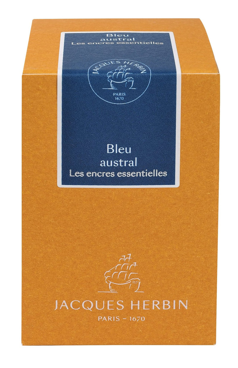 Jacques Herbin - Ink Bottle Austral Blue | 50 mL Office Supplies