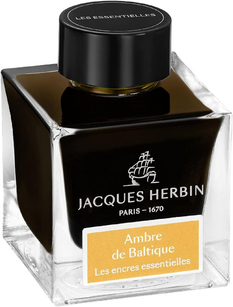 Jacques Herbin - Ink Bottle Baltic Amber 50 ml. Office Supplies
